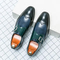 Hot Selling Men's Loafers Europe America Color Matching Design Fashionable Flat Shoes Office Men's Business Dress Shoes