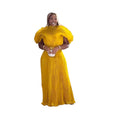 Fold Miyake Folds 2024 Fall New Women's Hand-pleated Loose Dress Plus-size Women's Evening Dress