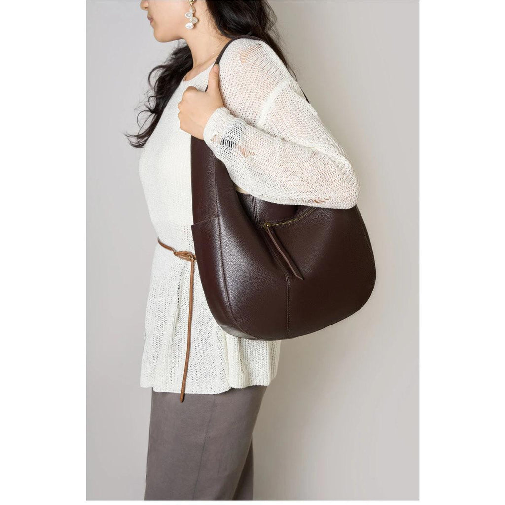 Toptrends 100% Genuine Leather Soft Large Tote Shoulder Bags For Women 2025 Luxury Designer  Shopping Hobos Work Ladies Handbags