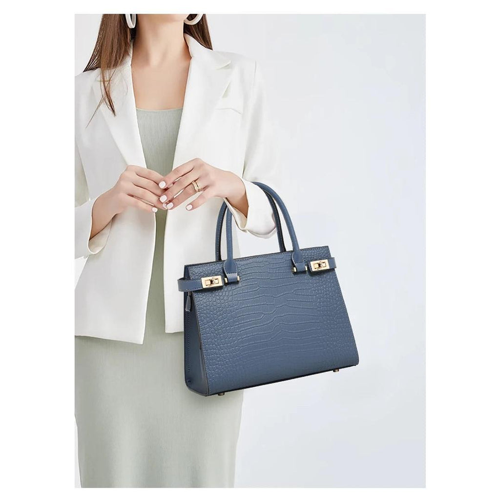 AIDRANI Genuine leather women's bag, elegant bag, women's 2025 new handbag, large capacity, middle-aged mother's bag, grand