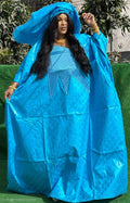 Women Traditional Riche Bazin Riche Dress Free Size