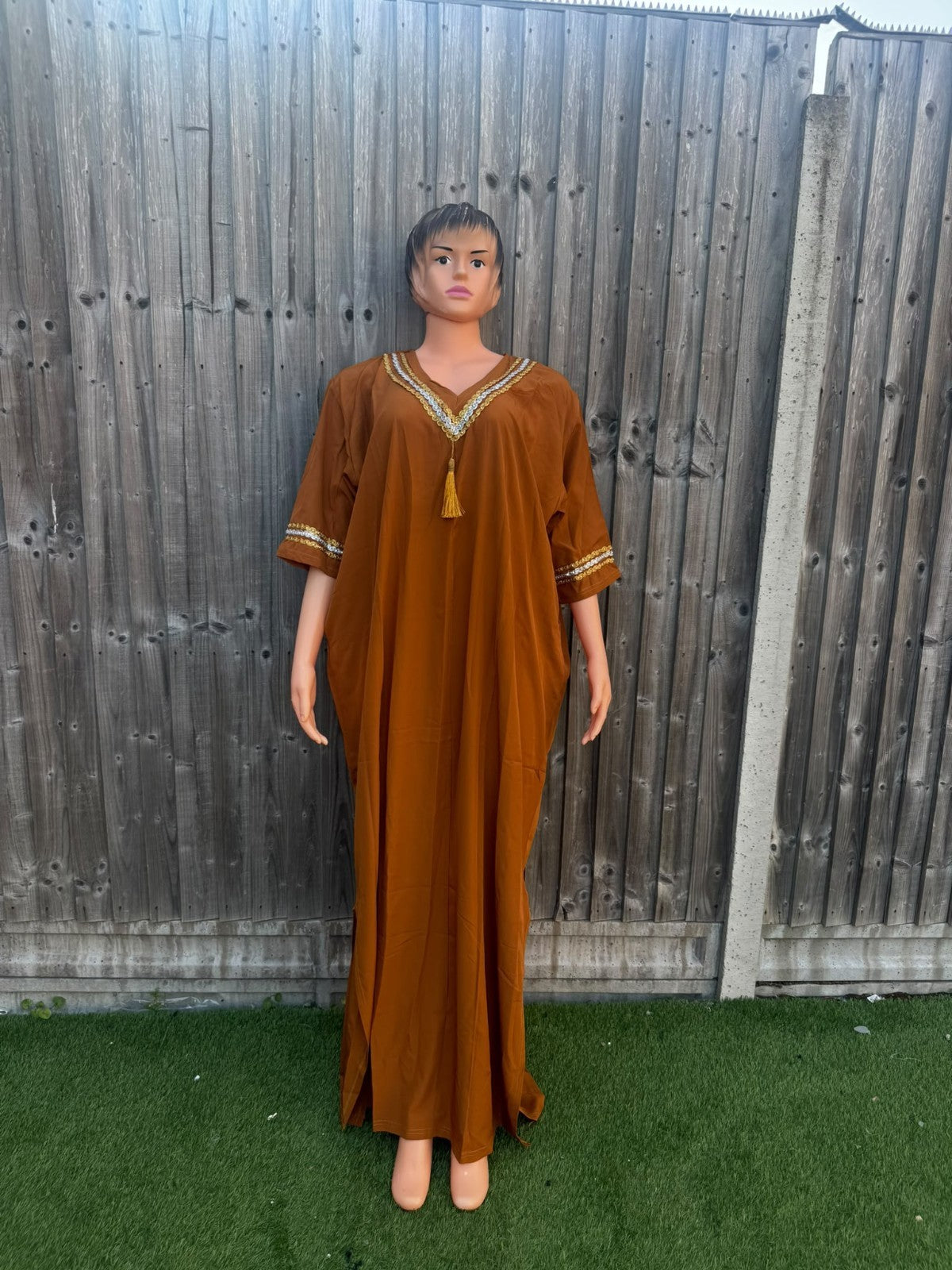 Kaftan Dress Women's Long Sleeve