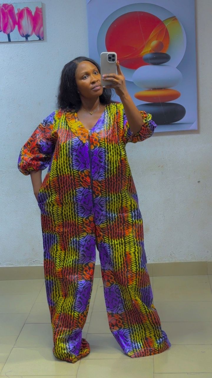 African Kampala Jumpsuit for Women Size 16 To 18