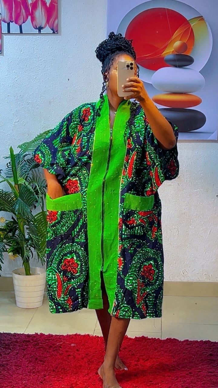 100% Ankara Cotton Short Dresses Available From Size 10-18