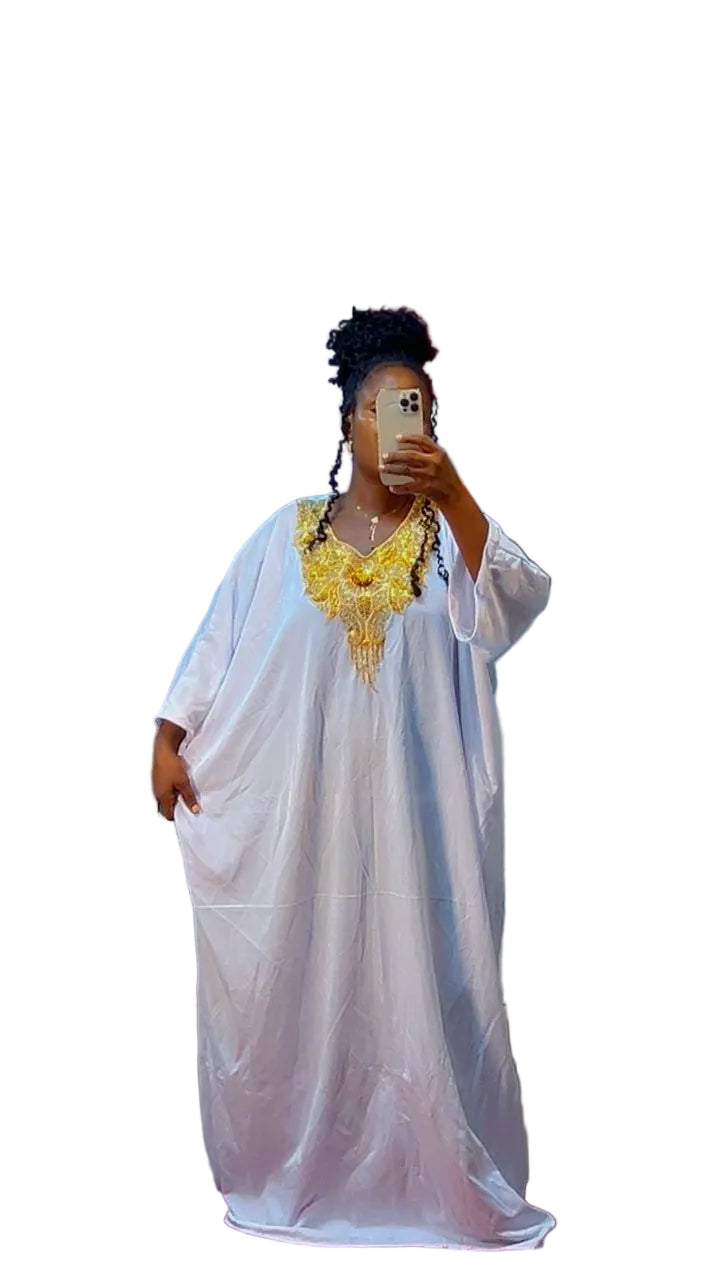 African Boubou Long Dress Women Abaya Kaftan Dubai