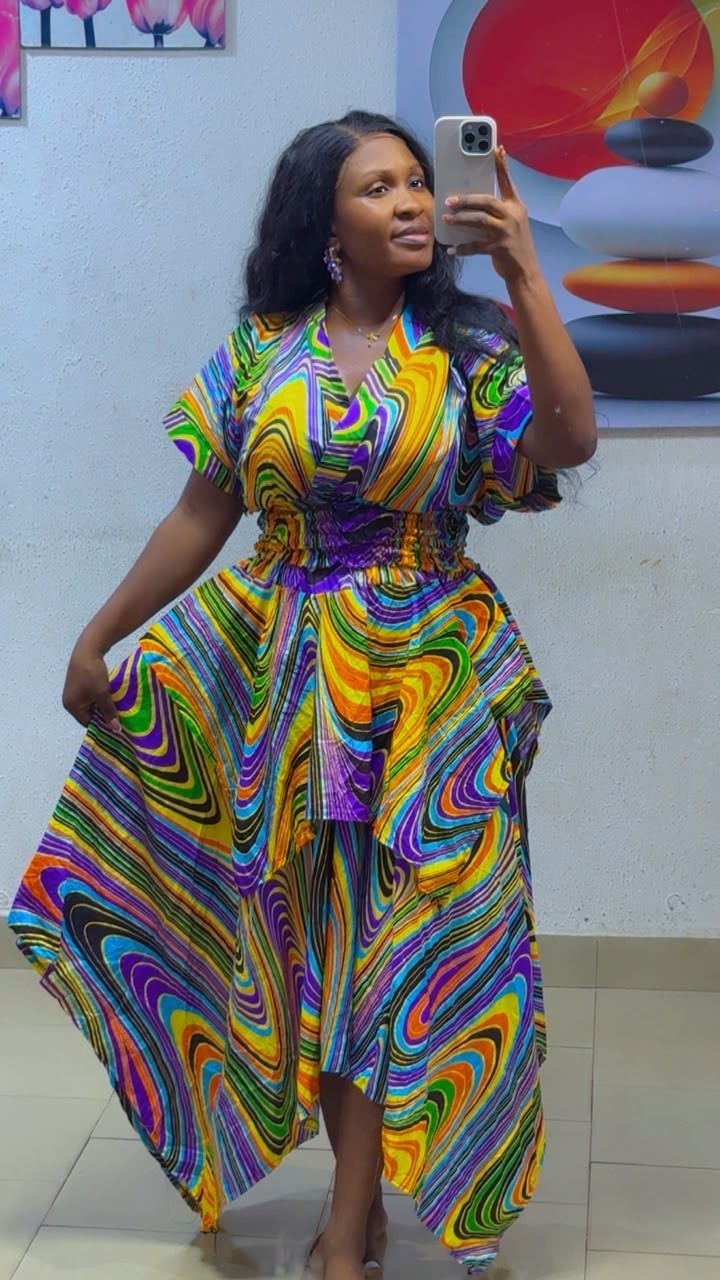 African Ankara Two-piece Set for Women
