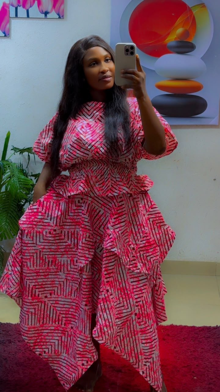 African Ankara Two-piece Set for Women
