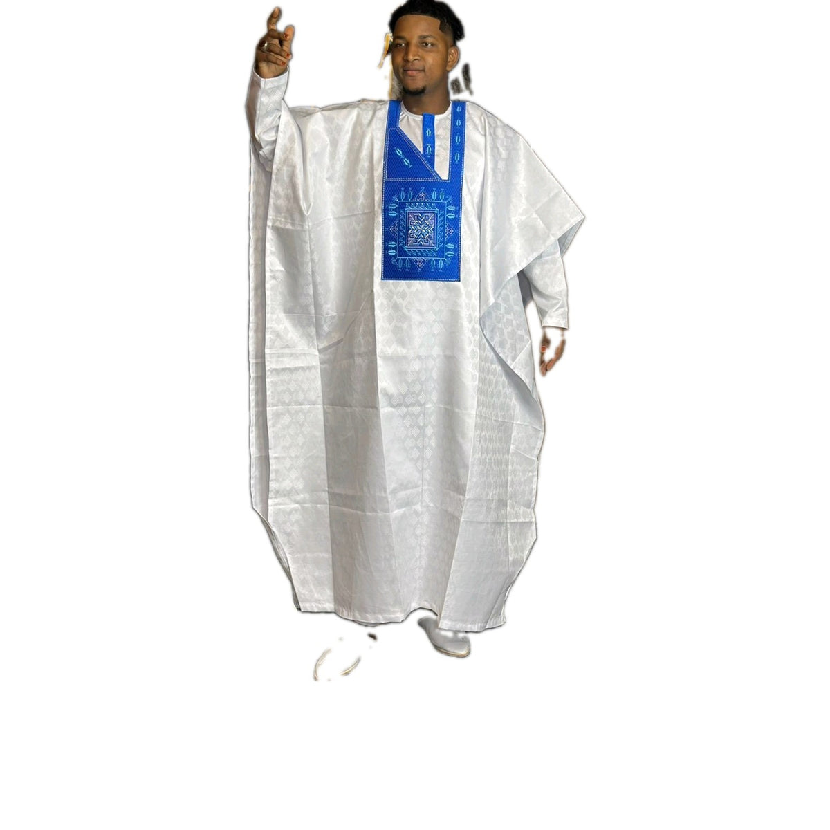 Men Riche Bazin Traditional Clothing Three Piece Suit