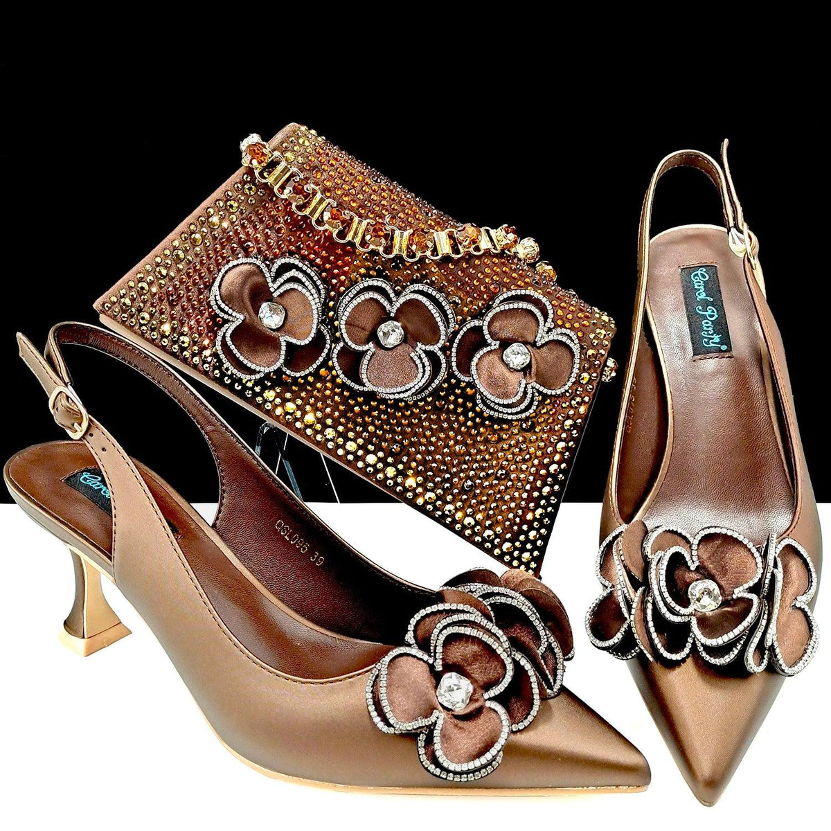 doershow  Italian niceShoes With Matching Bags Set Italy African Women's Party Shoes and Bag Sets peach Color Women sh  HQS1-25