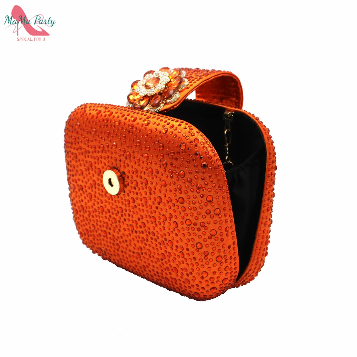 African Mature Women Shoes and Bag to Match in Teal Color Comfortable Heels with Platform for Garden Party