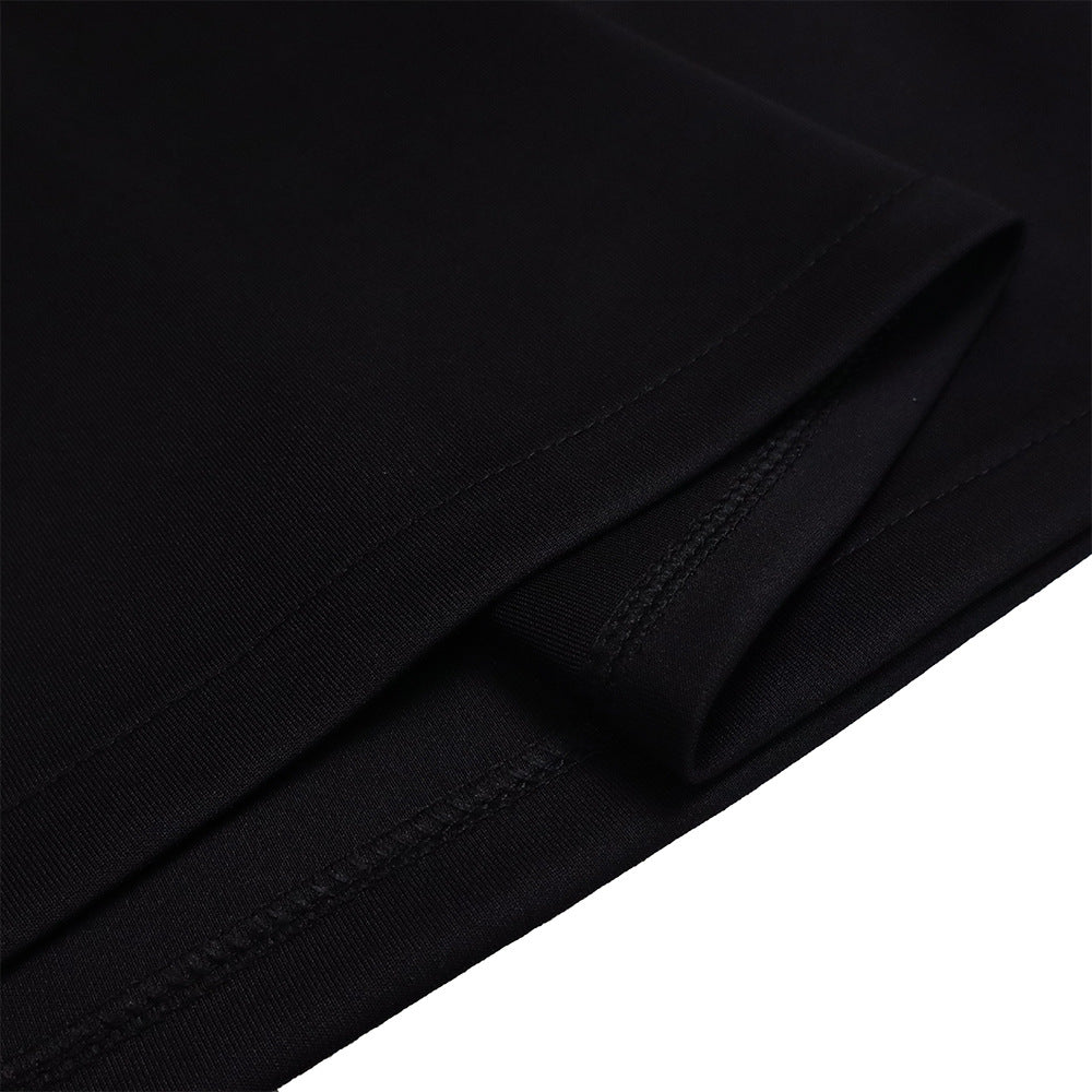 Women Loose Dresses Turn Down Collar with Beading Elegant Office Ladies Occasion Female Casual Fashion Long Tulle Sleeves Gowns