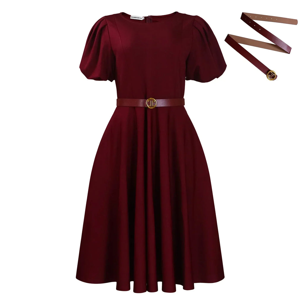 African Clothes for Women Autumn Fashion African Short Sleeve Polyester Party Evening Pleat Midi Dress Outfits Africa Clothing
