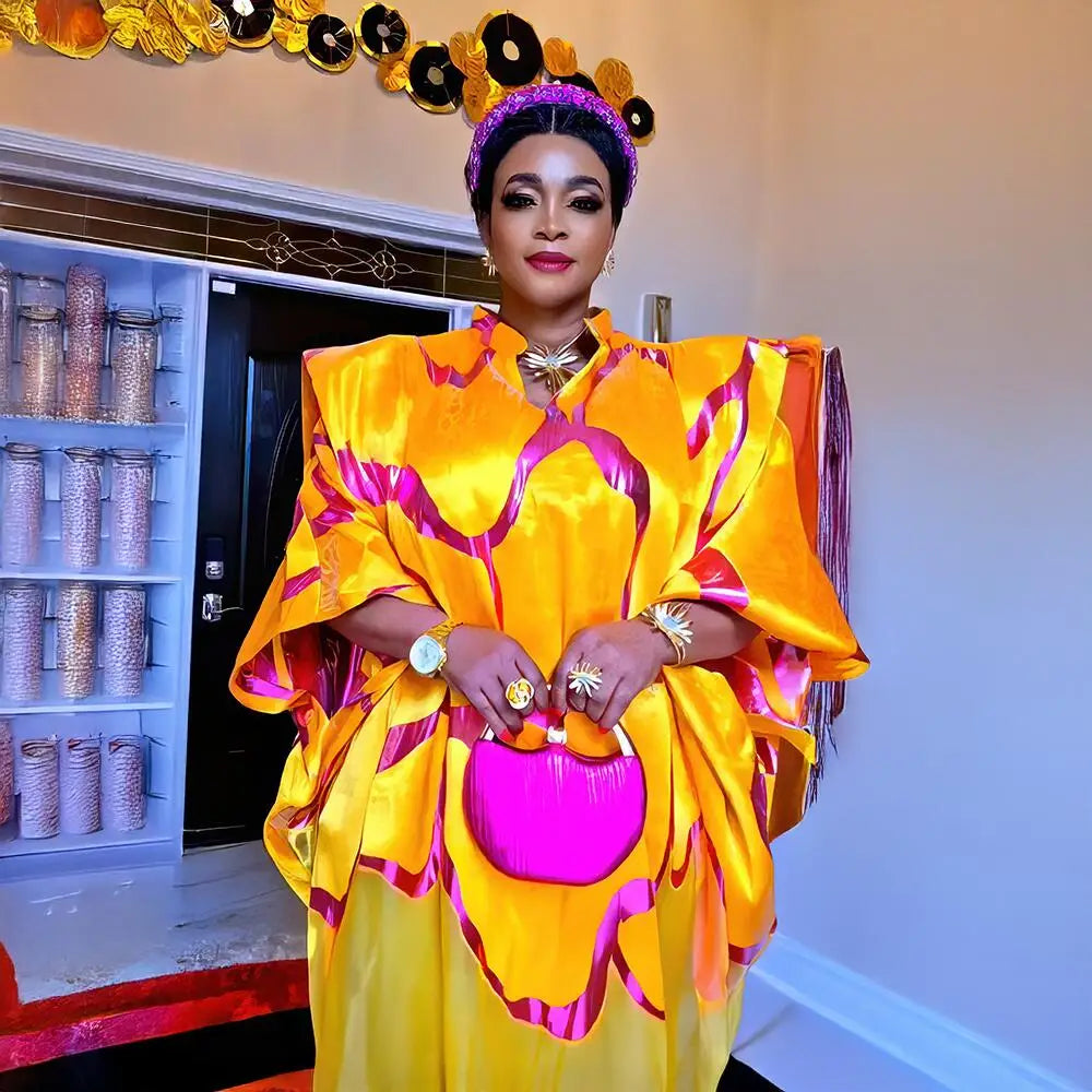 Elegance party dresses Two-piece set turkey woman dresses African woman boubou
