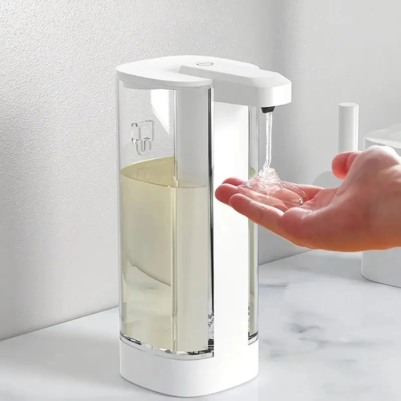 500ML Touchless Transparent Bottle IPX5 Waterproof USB Rechargeable New Electric Infrared Automatic Sensor Liquid Soap Dispenser