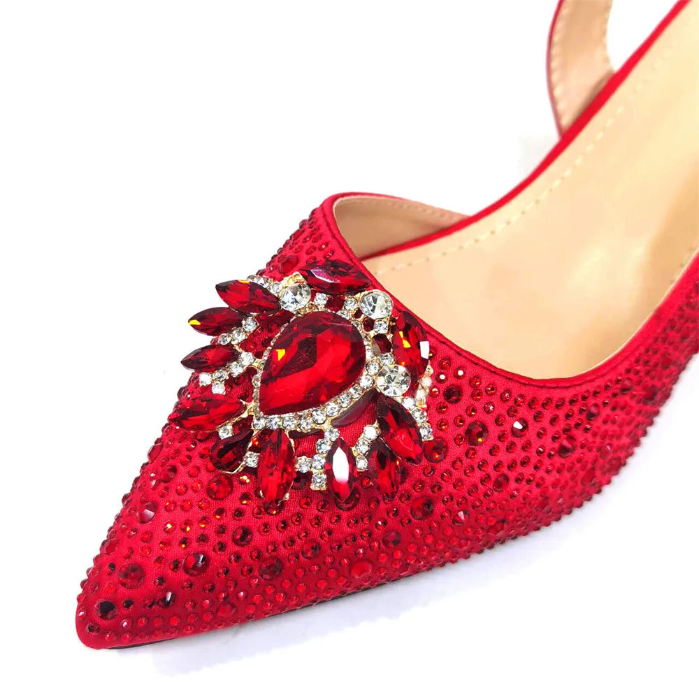 2024 Ladies High Quality Women's Pumps And Bag Italian Fashion Design Silver Mixed Color Bag For Nigeria Wedding Party