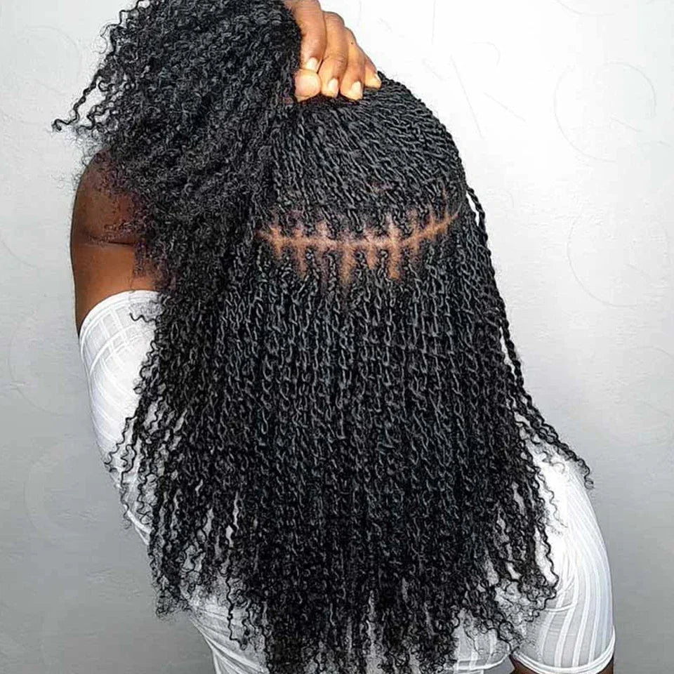 Best 100% Afro Kinky Bulk Hair Virgin Remy Human Hair  No Attachment for Braiding Mini Twist Dreadlock BraidsTop Quality