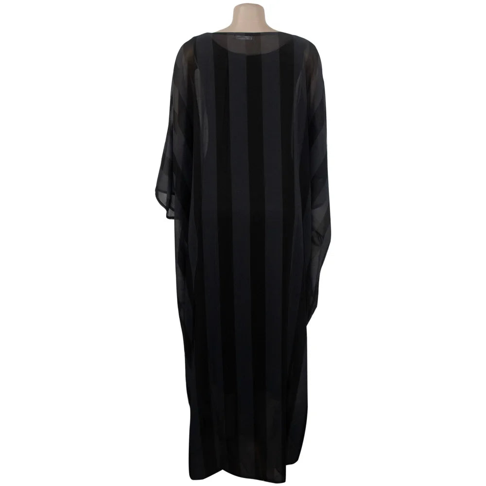 Fashion Afican mom dress large skirt luxury hot diamond digital printing with elastic inner skirt elegant chiffon fabric
