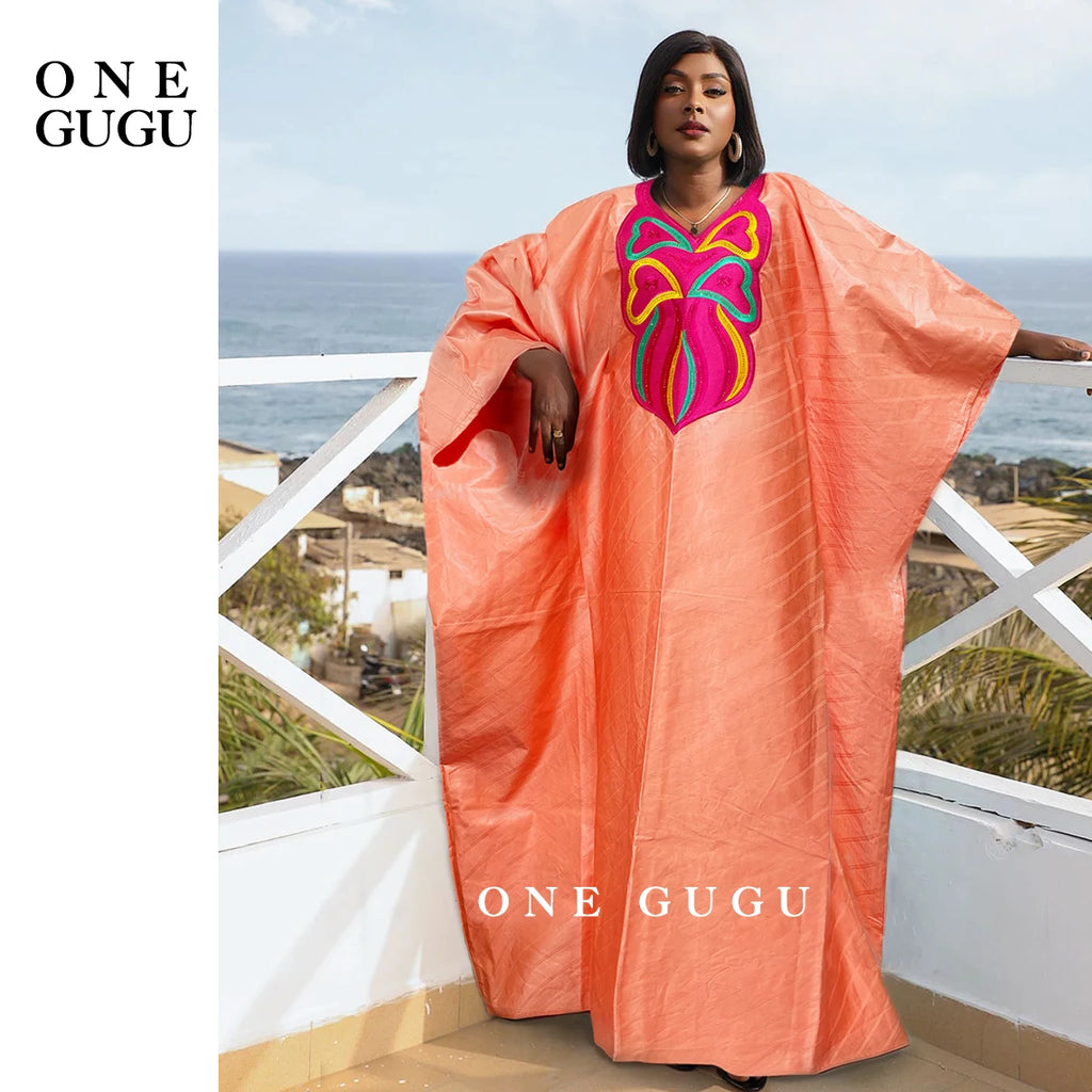 Original Perfumed Nigerian Baizn Dashiki Boubou Dress African Traditional Wedding Dress Bazin Riche Brocade Boubou Long Robe