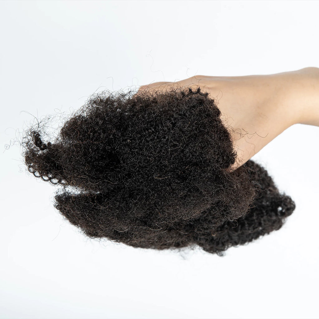 10-18Inch 4C Afro Kinky Bulk Human Hair Extensions No Weft 30 or 50g/Pack Brazilian Remy Bulk for Locs Micro Twist Braiding Hair