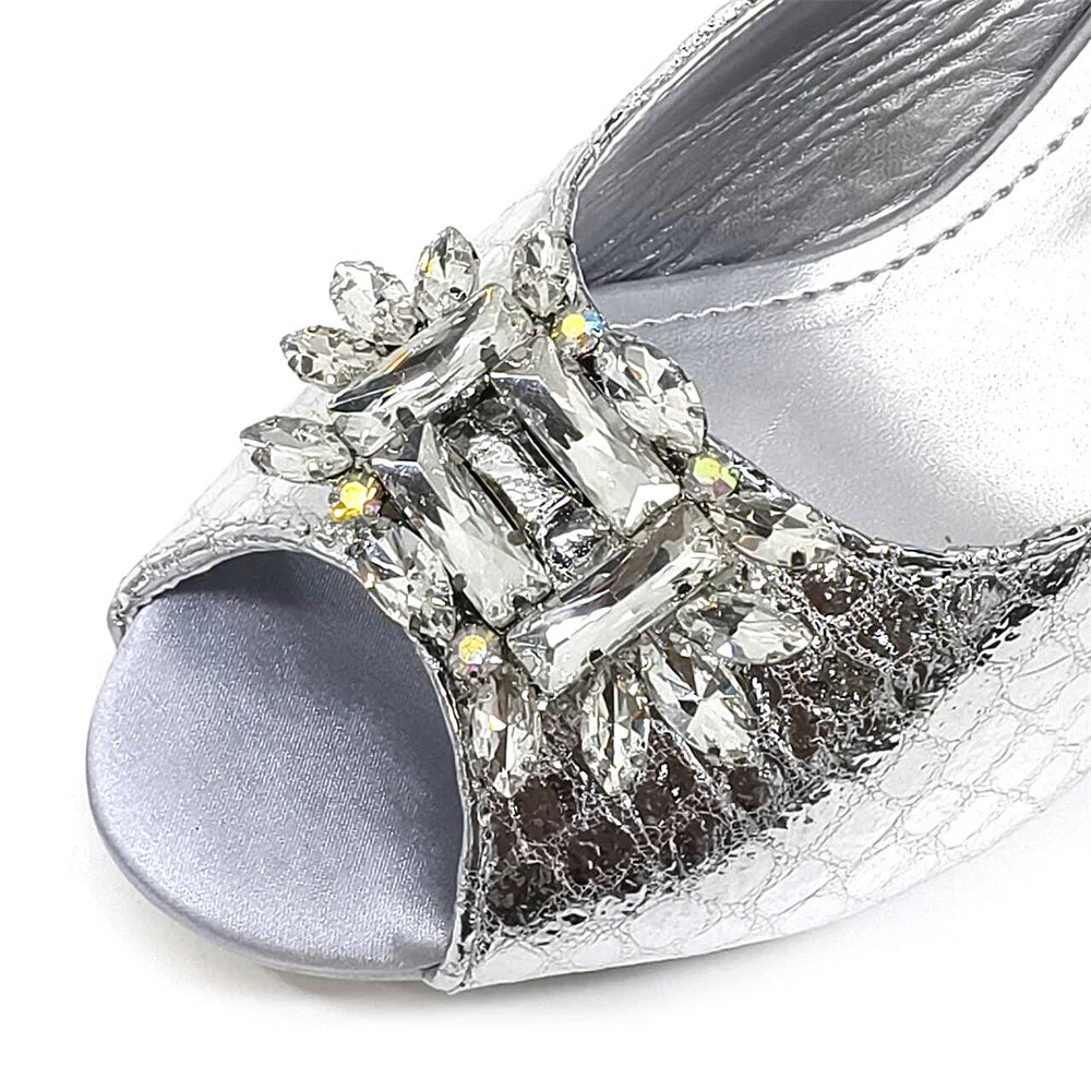 New Arrival Purple Colour Shoe and Bag Set Luxury Designer Shoes Women Matching Wedding Shoes and Bags Decorated With Rhinestone