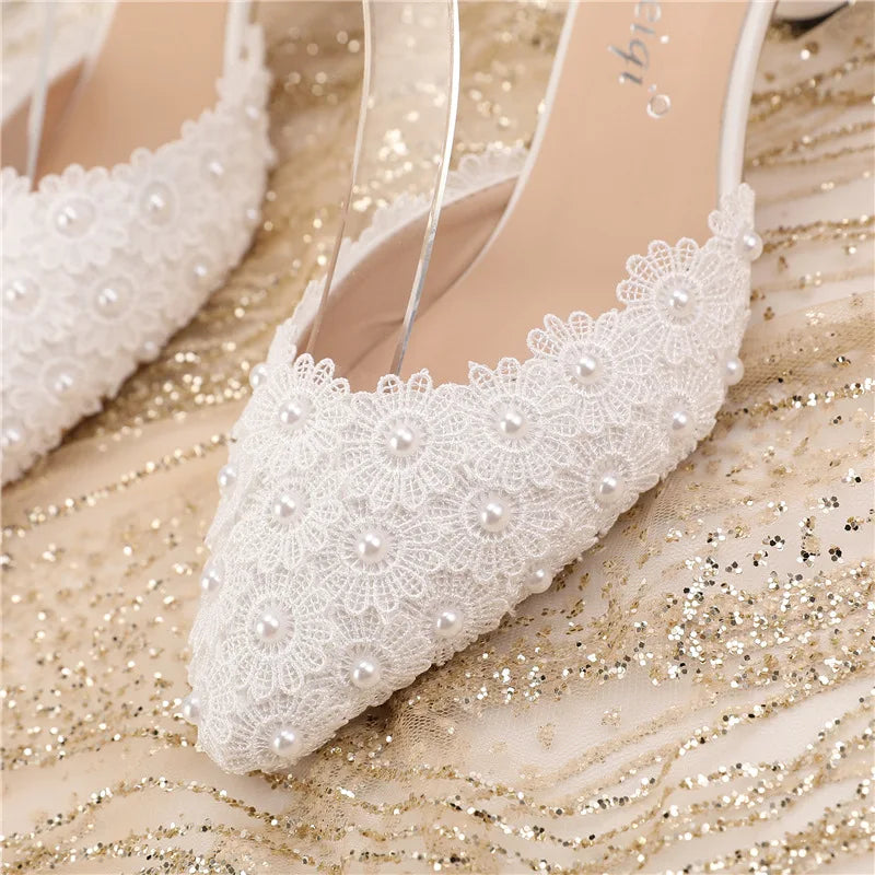 New 5cm Rhinestone shoes buckle round heel blue pointed Crystal Wedding sandals social dance Prom shoes Latin  shoes size 35-43