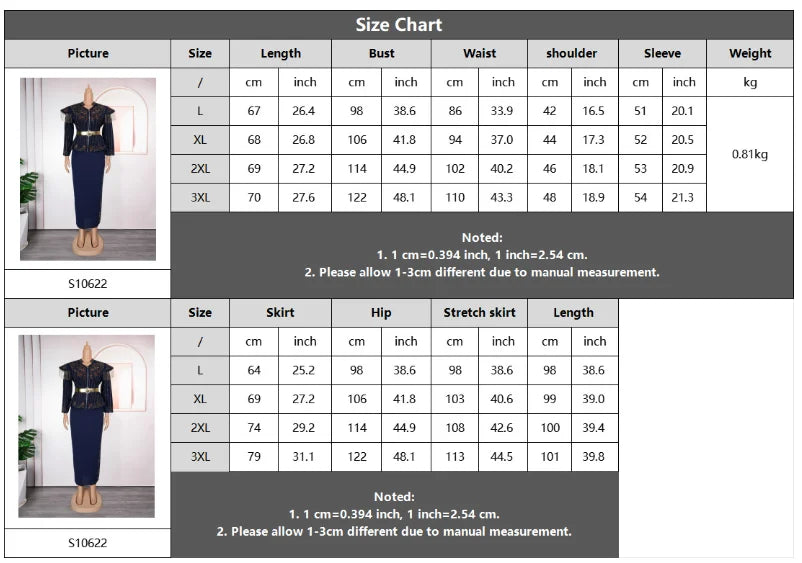 2025 Spring African Clothes for Women 2 PCS Sets Tops and Skirts Suit Dashiki Ankara Outfit Robe Plus Size Wedding Party Dresses