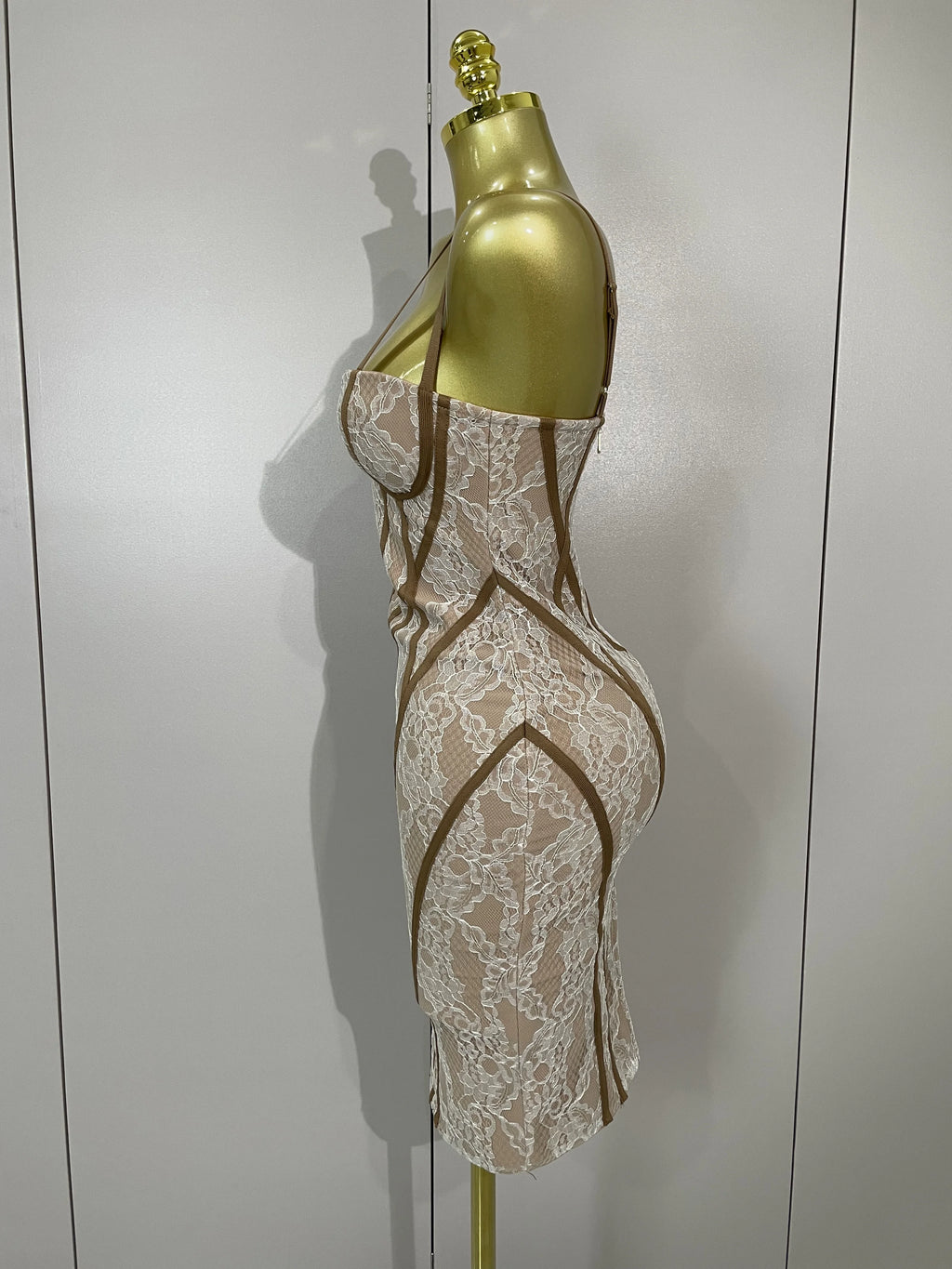 New Women's Party Dress Original Design Camisole Lace Backless Evening Party Birthday Gowns Night Club Show Wear Vestido