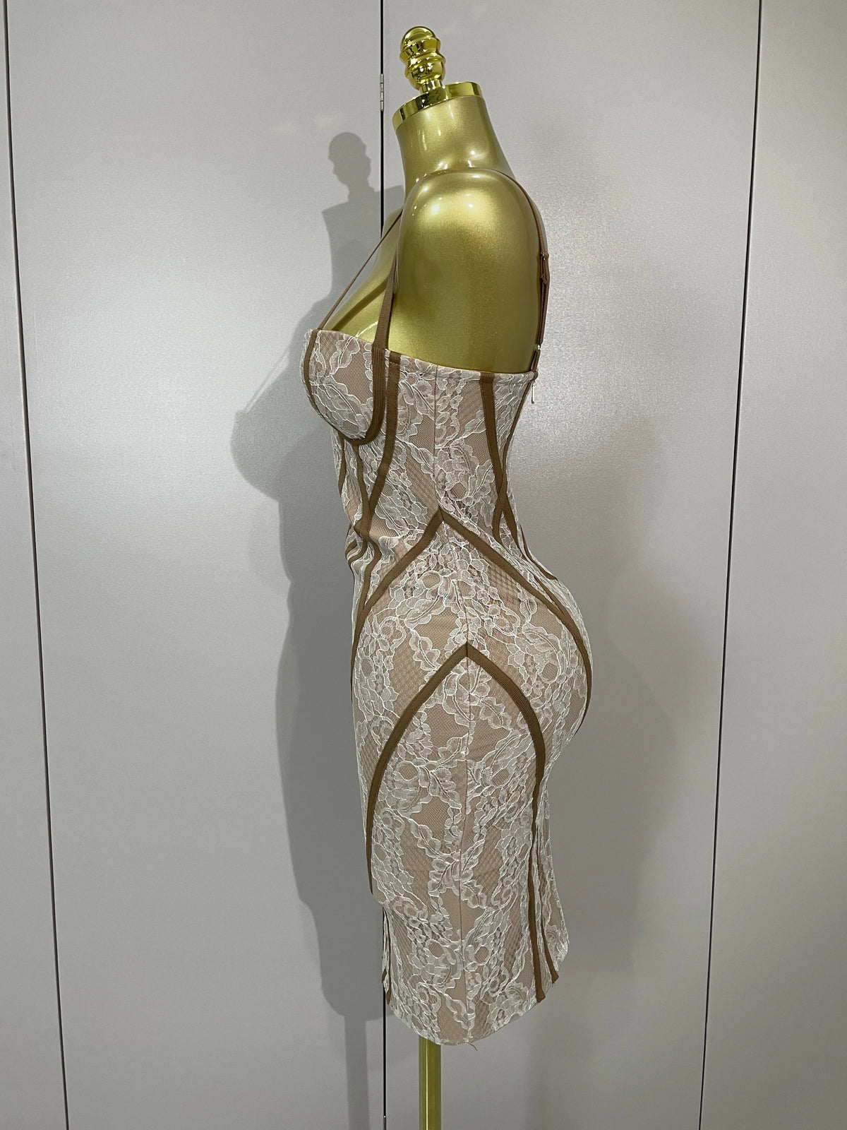 New Women's Party Dress Original Design Camisole Lace Backless Evening Party Birthday Gowns Night Club Show Wear Vestido