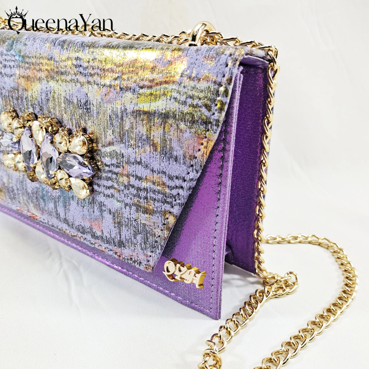 New Women High-Heel Shoes Elegant Wine Rhinestone Metallic Diamond Accents Paired with Match Handbag Exquisite Special-Material