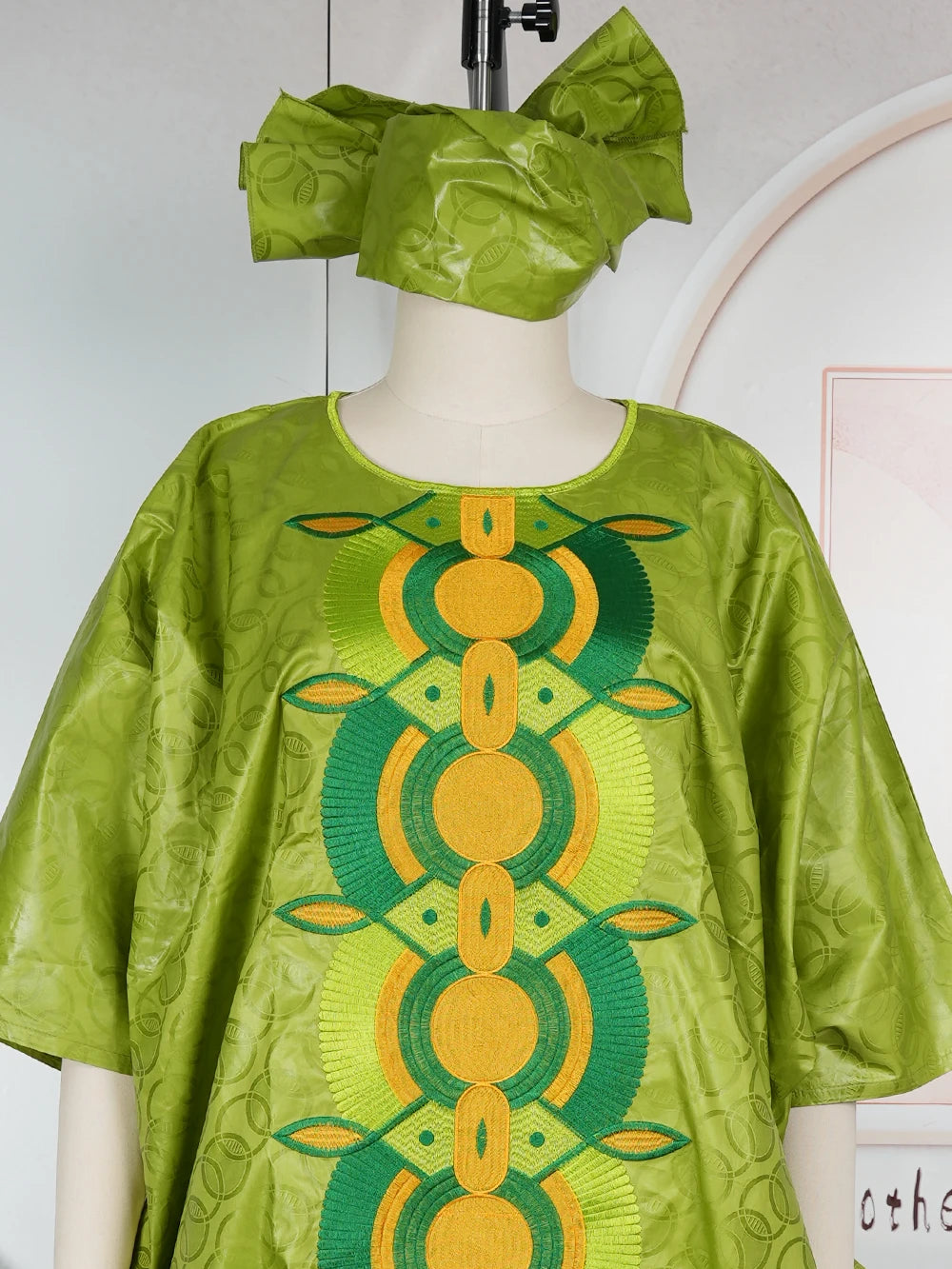 Plus Size African Dresses for Women Luxury Boubou Gown Bazin Rich Embroidery Design Wedding Party Long Dress Africa Clothing