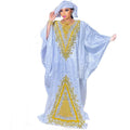 African Dresses For Women Luxury Boubou Material Rich Embroidery Long Dress