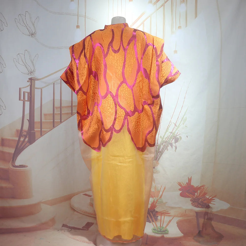 Elegance party dresses Two-piece set turkey woman dresses African woman boubou