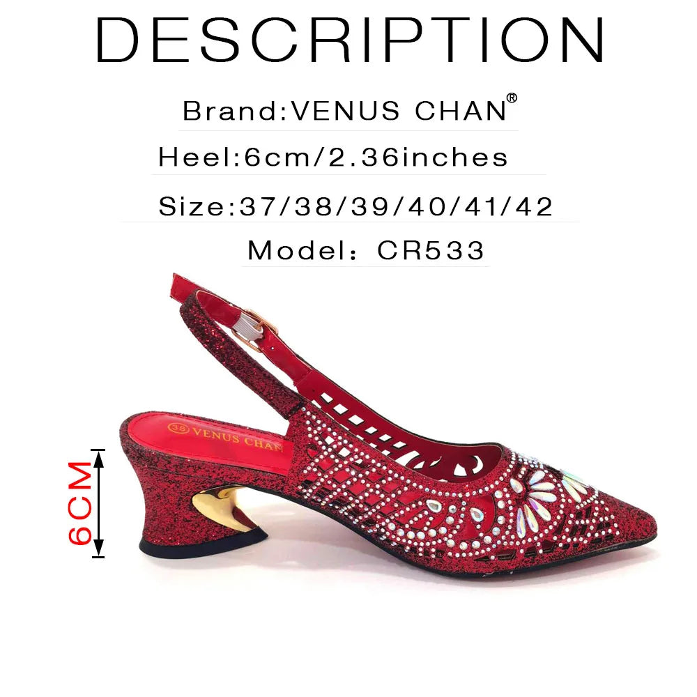 2024 Black Color Newest INS Style Elegant Party High Heels Nigeria Popular Design African Ladies Shoes And Bag Set