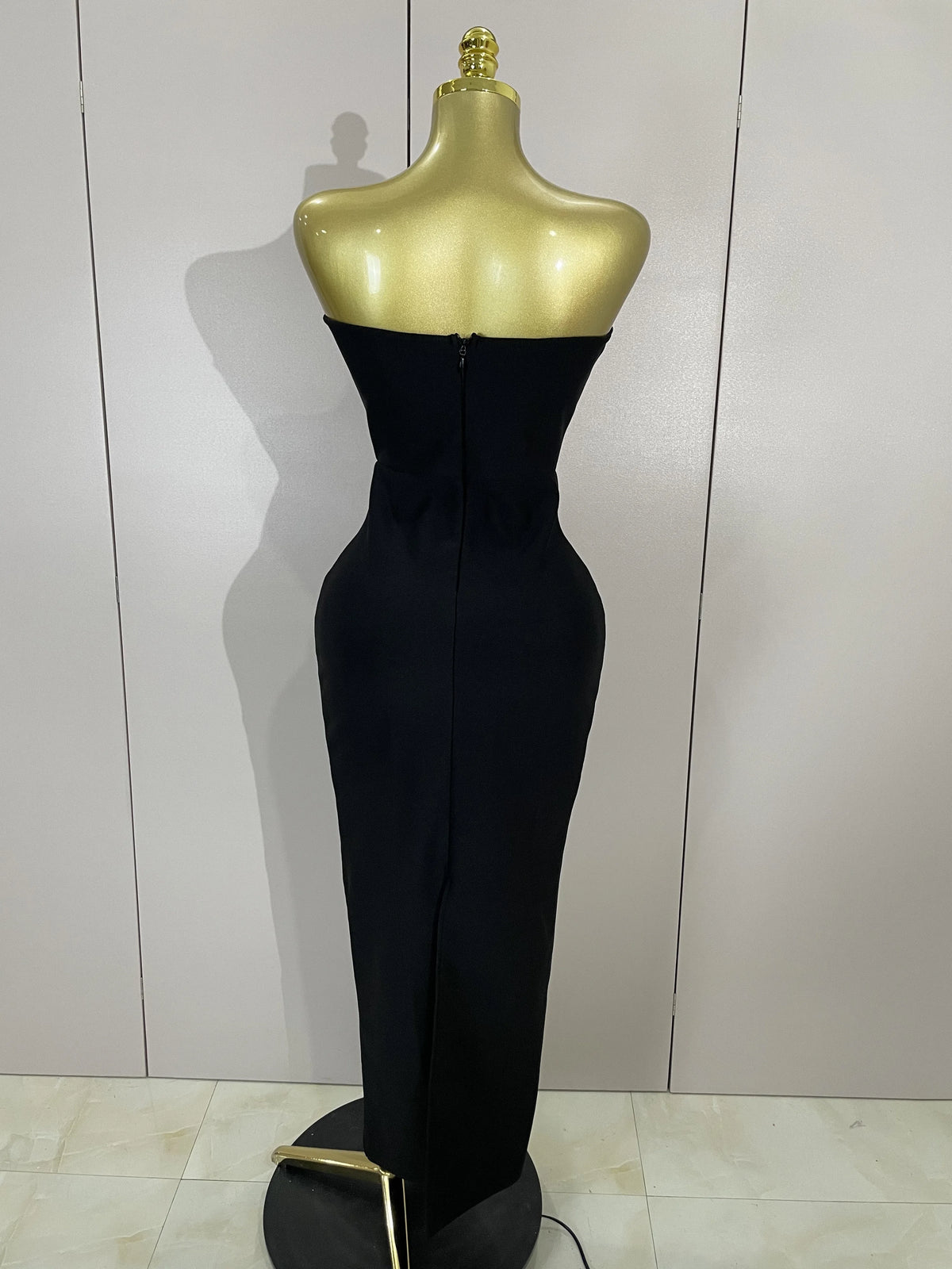 Sexy Off Shoulder Flower Diamonds Long Bodycon Bandage Dress Women Celebrate Evening Birthday Party Dress Wedding Guest Gown