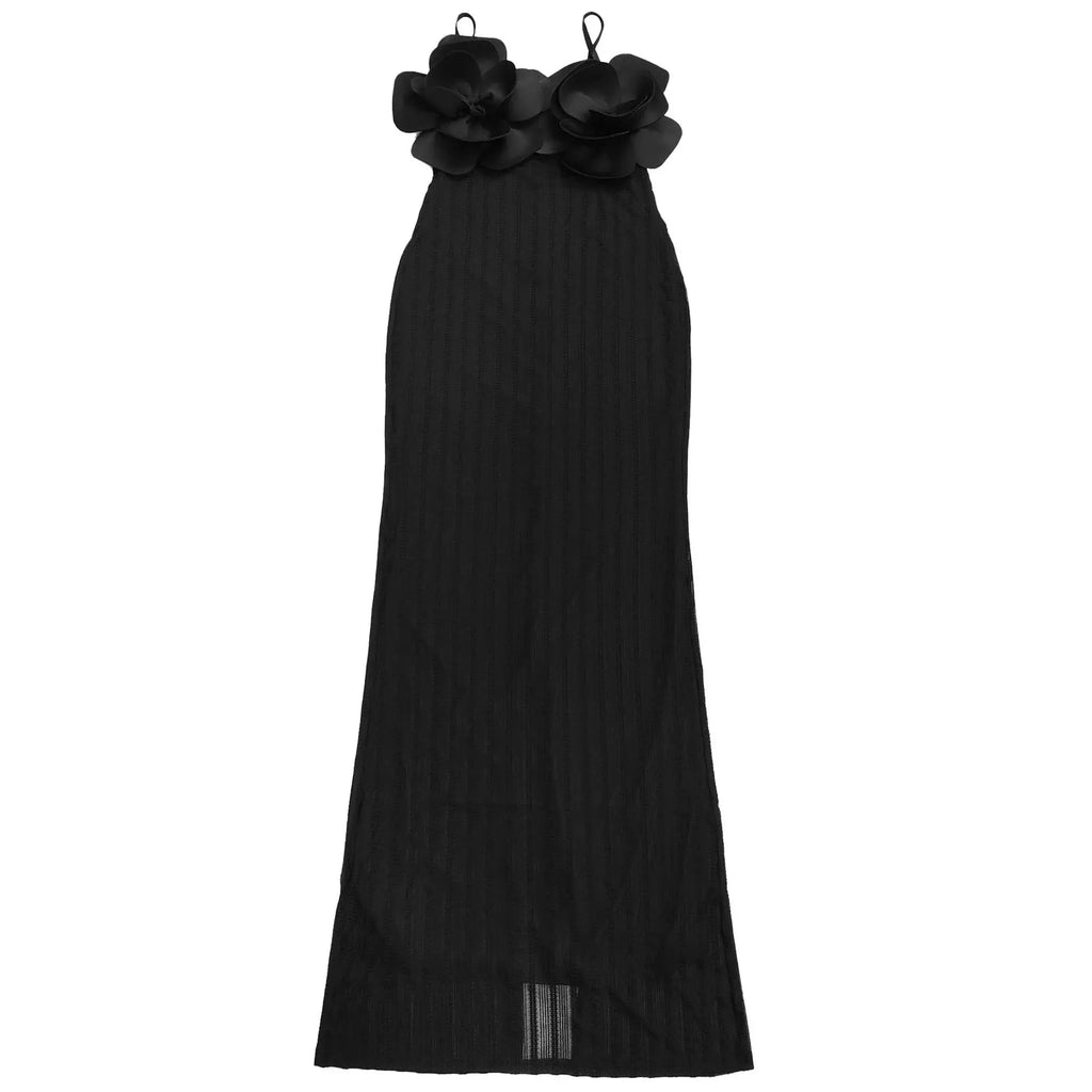 Sexy Corsages Womens dresses Black white Woman clothes Backless Elegant party dresses Long birthday Wedding Evening dress HXY260