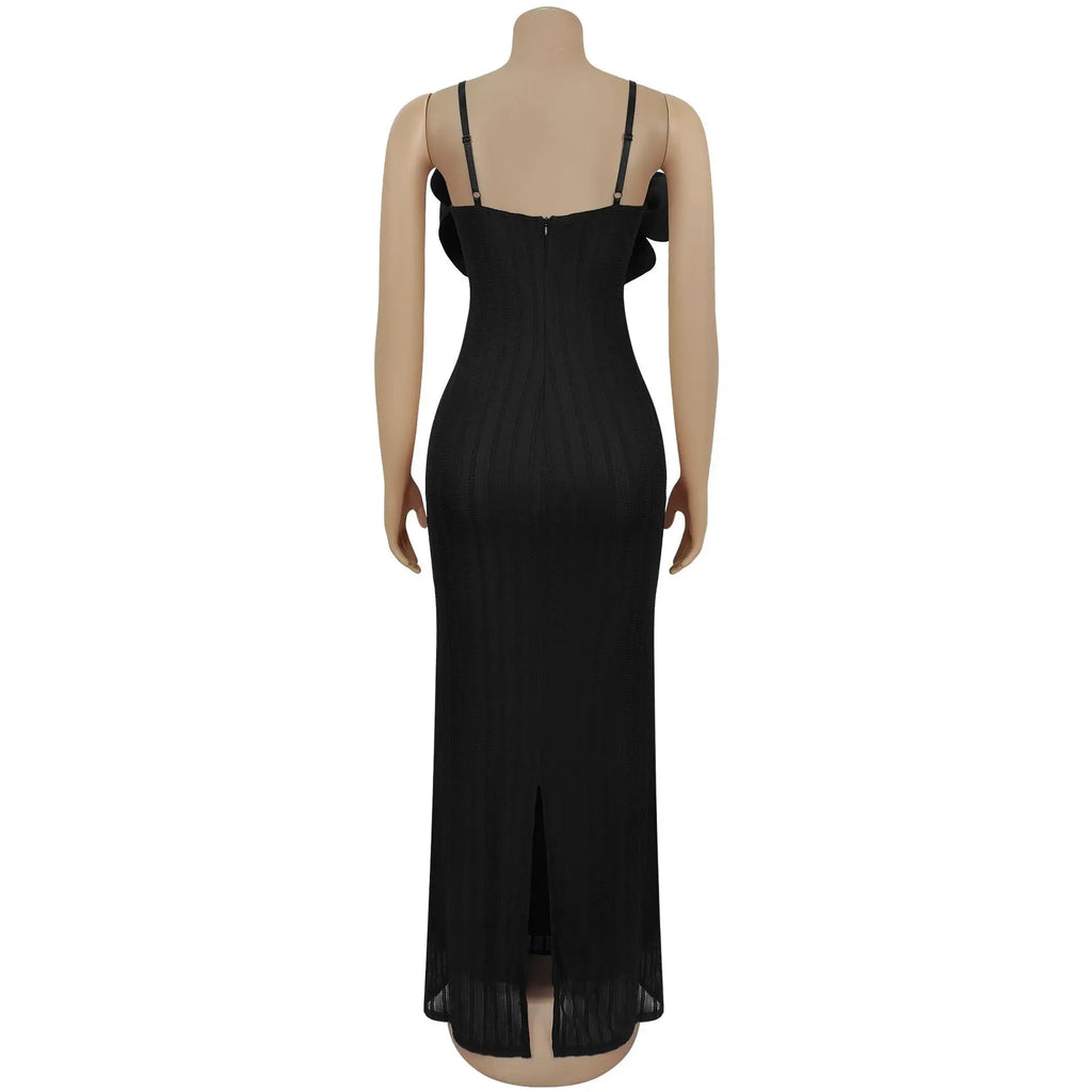 Sexy Corsages Womens dresses Black white Woman clothes Backless Elegant party dresses Long birthday Wedding Evening dress HXY260