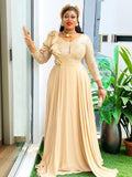 Elegant African Dresses for Women 2025 New Africa Clothing Plus Size Turkey Wedding Party Long Dress Dashiki Ankara Outfits Robe