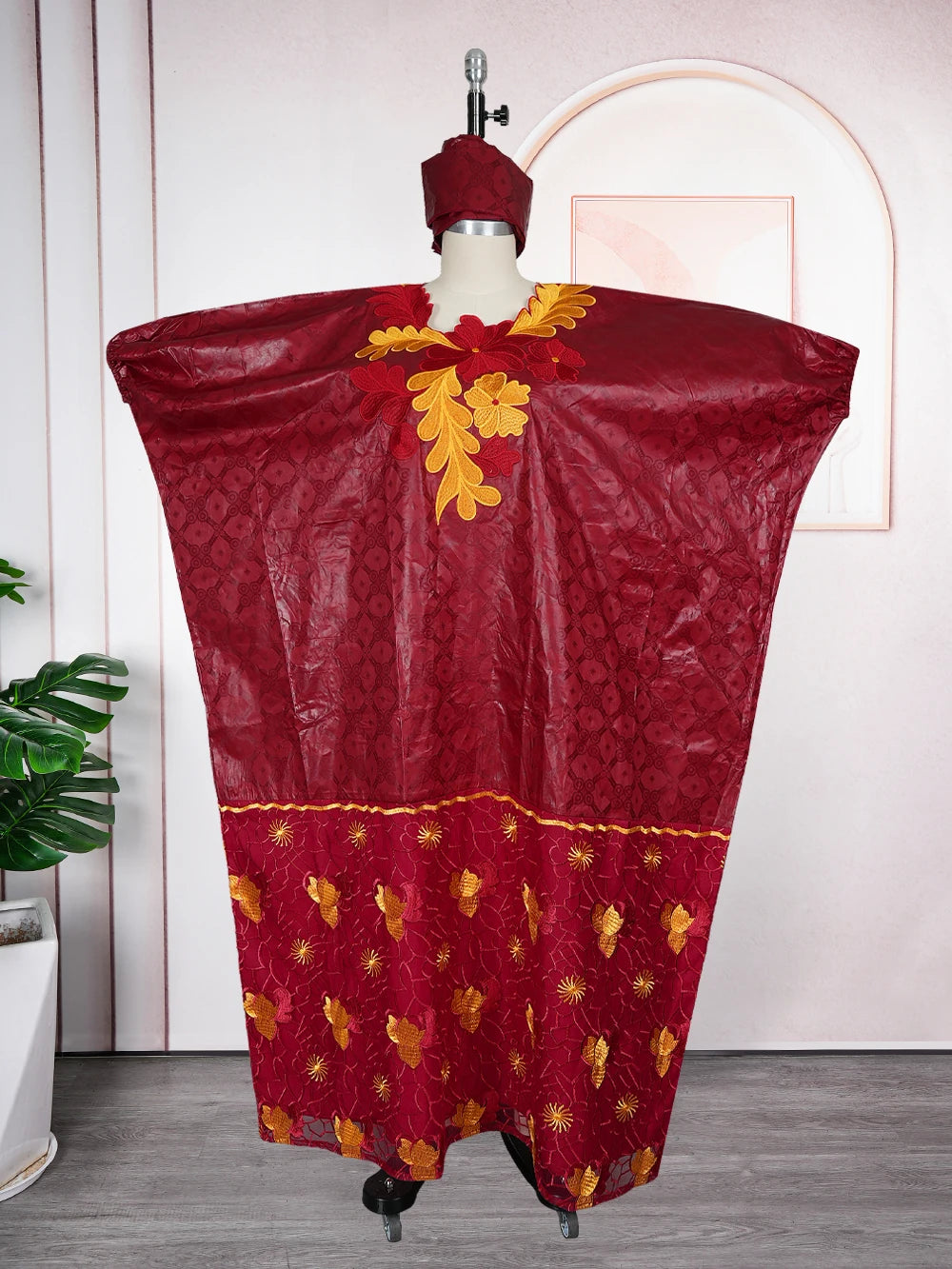 African Dresses for Women Dashiki Traditional Embroidery Bazin Gown Ankara White Robes Nigeria Wedding Evening Party Dress