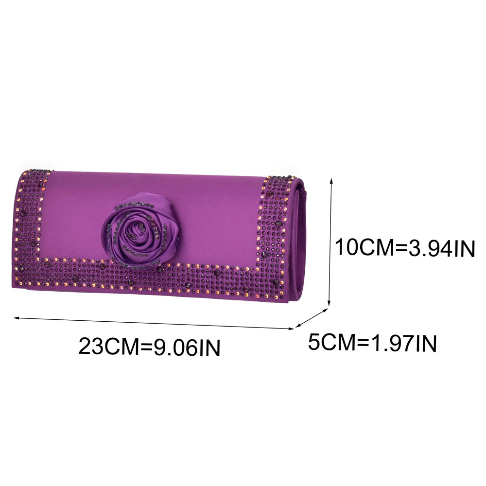 New Design Shoe and Bag Set for Party in Women Nigerian African Shoe and Bags Set for Wedding Luxury Elegant Women Party Pumps