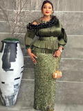 Plus Size African Party Dresses for Women Dashiki Sequin Maxi Long Dress Elegant Turkey Muslim Wedding Evening Gown 2026 New