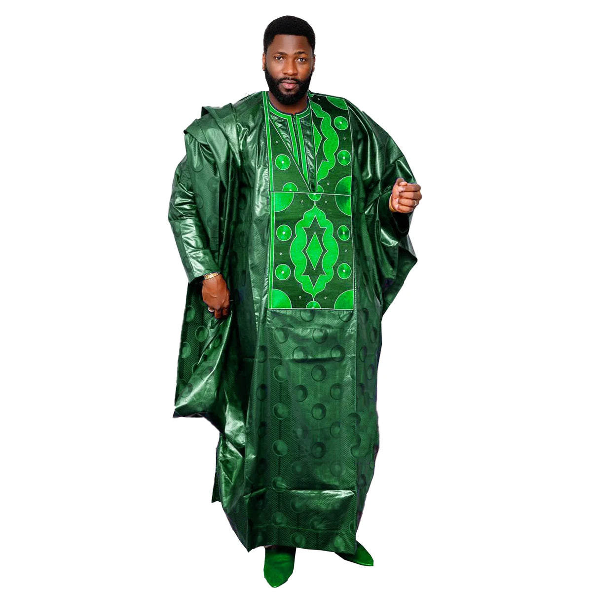 African Clothes For Man Bazin Riche Embroidery Design Top Long Sleeve