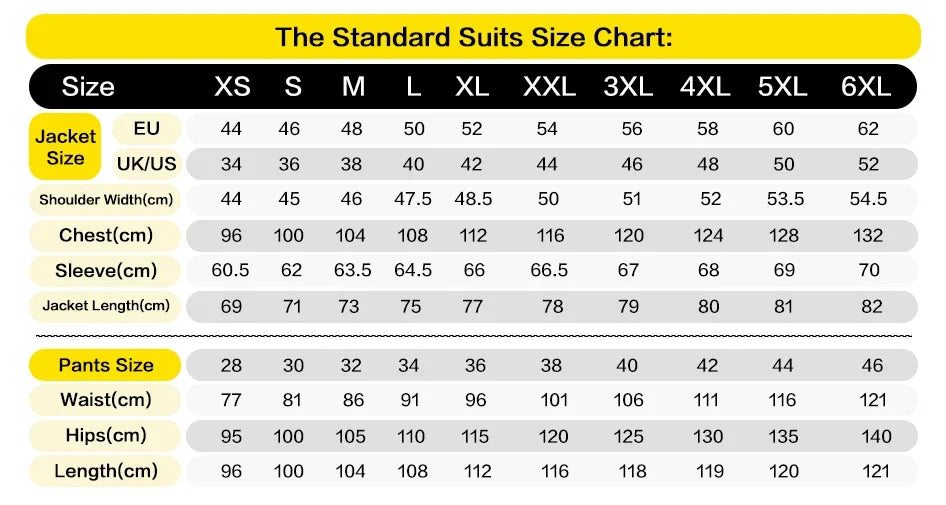 3 Piece Men's Suit Slim Fit Suit for Men Wedding Groom Suit Formal Prom Tuxedo Business Dinner Party Men Suits