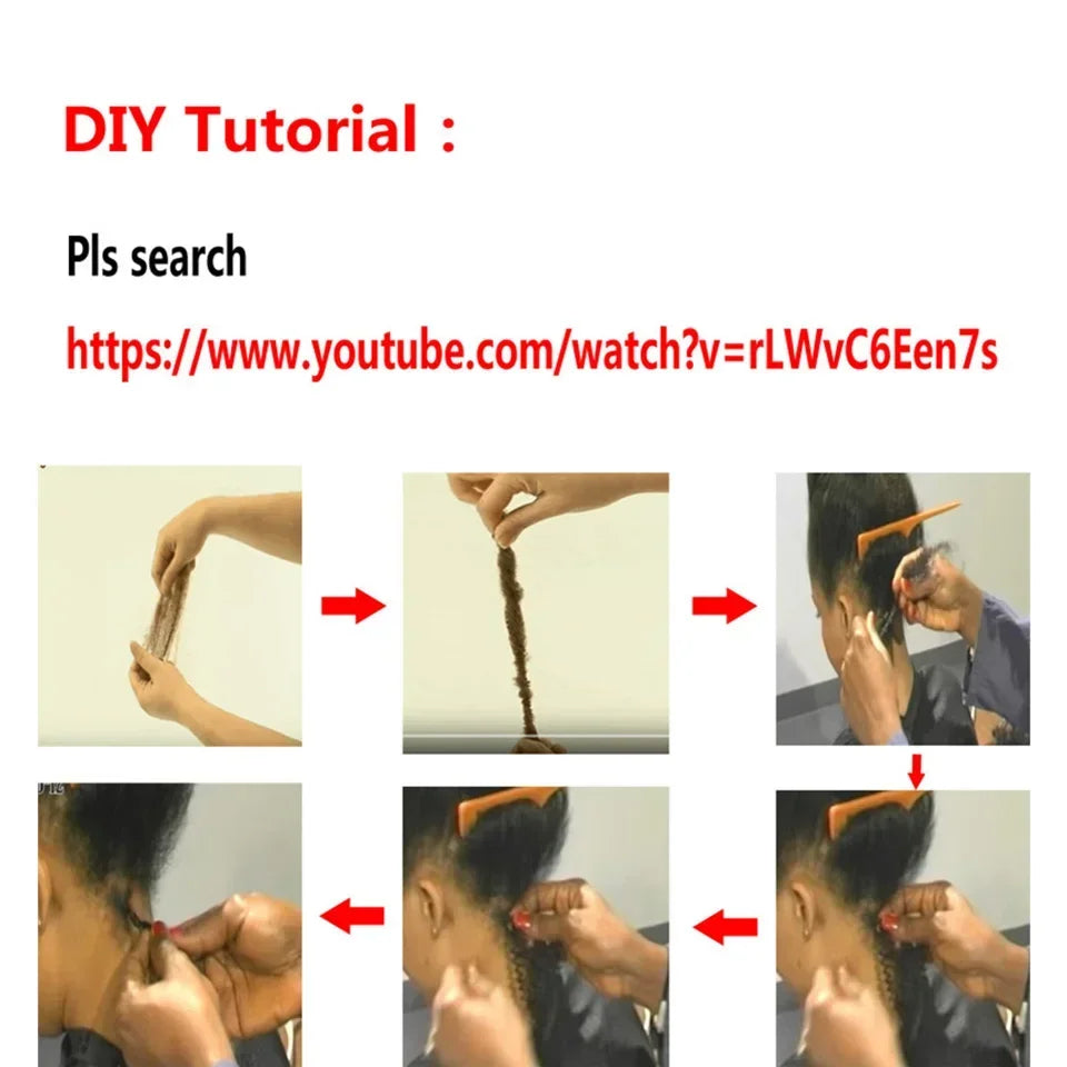 Best 100% Afro Kinky Bulk Hair Virgin Remy Human Hair  No Attachment for Braiding Mini Twist Dreadlock BraidsTop Quality