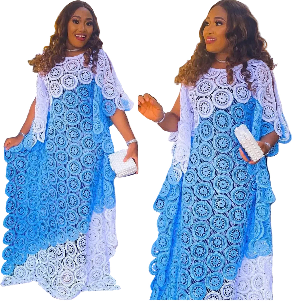 Customized Dashiki African Dresses for Women Lace African Plus Size Party Evening Long Maxi Dress Gowns Outfits Ankara Dresses A