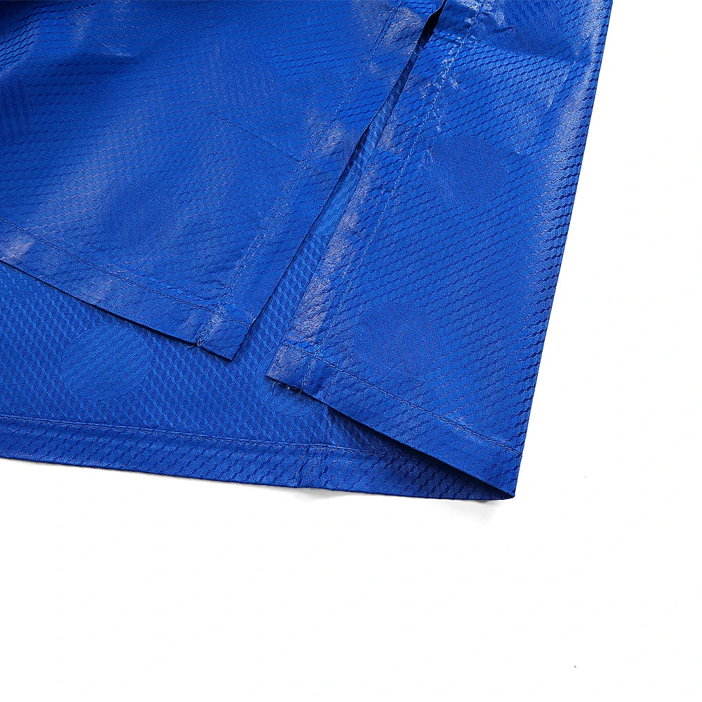 H&D African Clothing For Man Traditional Agbada Sets 3PCS Blue Bazin Riche Shirt Pant Embroidery Wedding Party Suits Plus Size