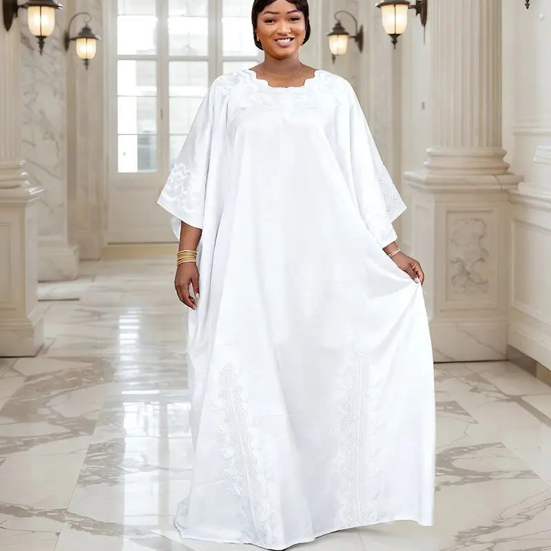 African Dresses for Women Dashiki Traditional Bazin Gown Ankara Embroidery Boubou Robe Nigeria Wedding Evening Party Dress 2026