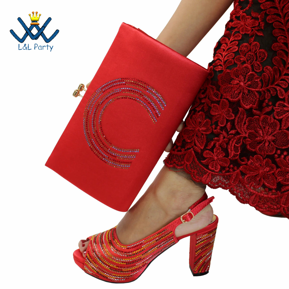 2023 Classics Peep Toe Lemon Green Color Hot Sale Sandals High Quality Women Shoes and Bag Set with Platform for Brithday Party