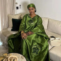African Dresses For Women Luxury Boubou Material Rich Embroidery Design