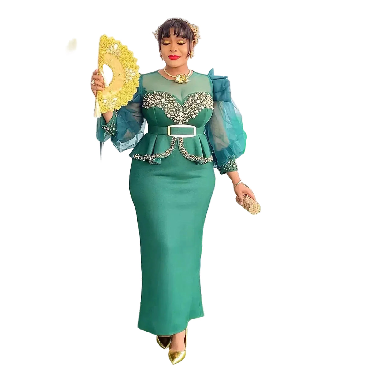 Spring Elegant African Dresses for Women 2025 New Africa Clothing Plus Size Wedding Party Long Dress Dashiki Ankara Outfits Robe