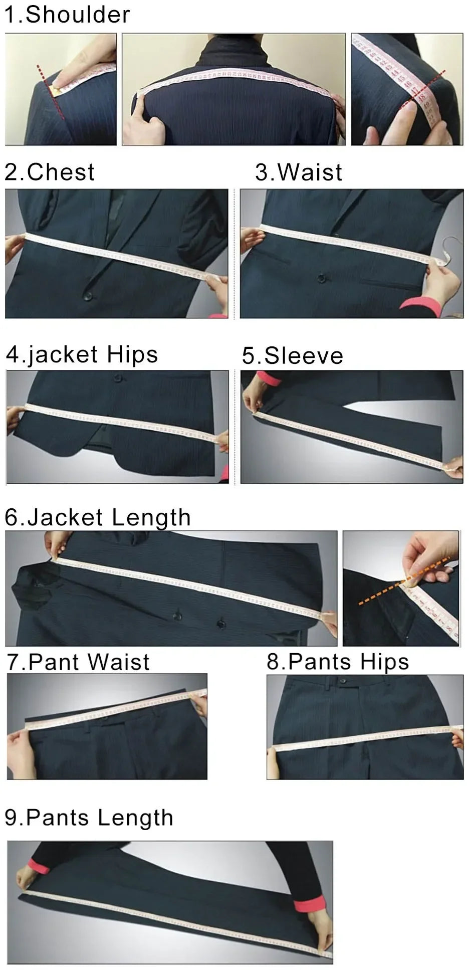 3 Piece Men's Suit Slim Fit Suit for Men Wedding Groom Suit Formal Prom Tuxedo Business Dinner Party Men Suits